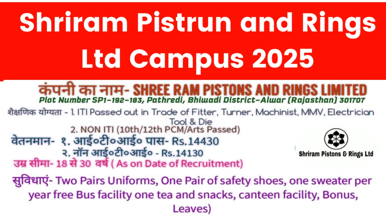 Shriram Pistrun and Rings Ltd Campus 2025